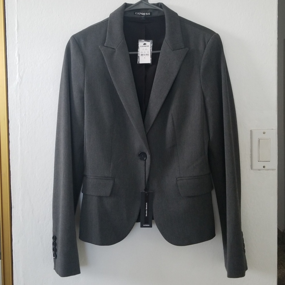 EXPRESS Grey Jacket Size 6